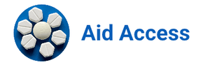 Aid Access via provider in a "shield law" state logo